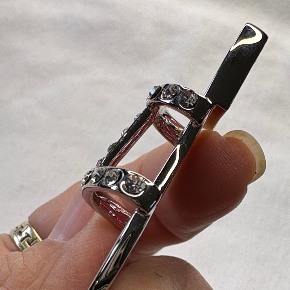 Coach Pink Rhinestone Flip Flop Keyring - Picture 4 of 4
